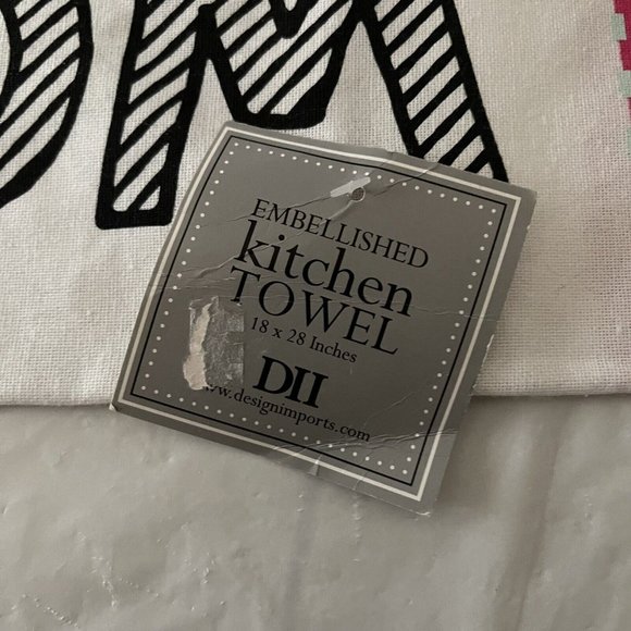 Easter Dish Towel Chick Spring Holiday Design Imports Chika Bow Wow 18 x 28 New - Picture 10 of 13